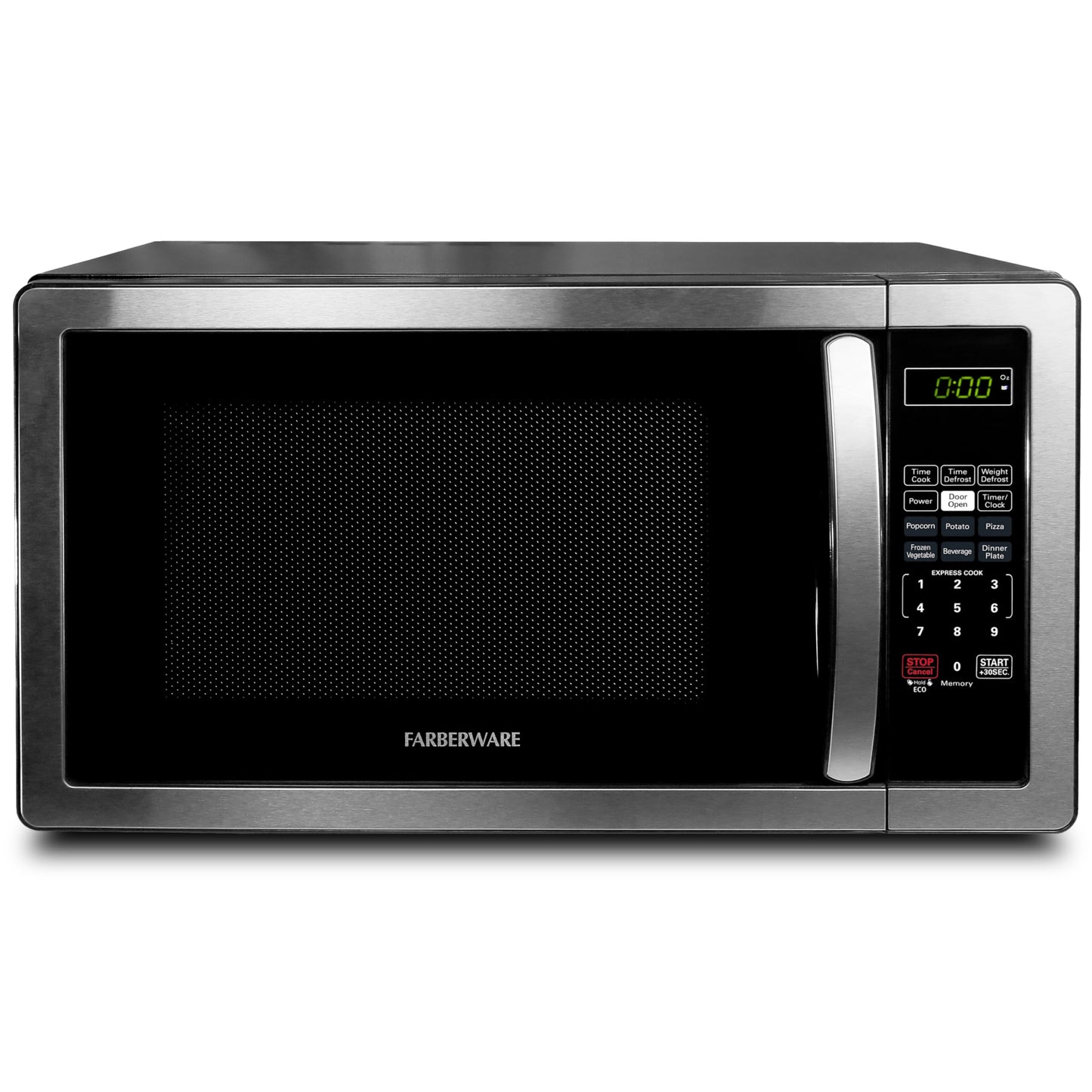 Farberware FMWO11AHTBKB 1.1 Cu. Ft. Stainless Steel Countertop Microwave Oven