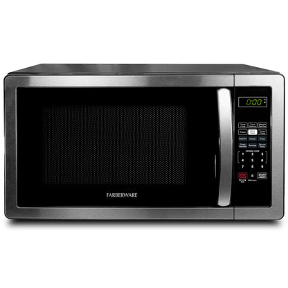 Farberware FMWO11AHTBKB 1.1 Cu. Ft. Stainless Steel Countertop Microwave Oven