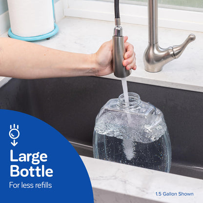 Petmate Pet Cafe Cat and Dog Water Dispenser - Water Bowl for Cats and Dogs, USA Made, 1.5 GAL, Pearl Tan