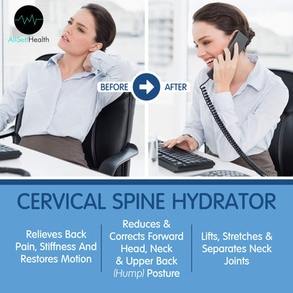 Posture Neck Exercising Cervical Spine Hydrator Pump Relief for Stiffness, Relieves Neck Pain