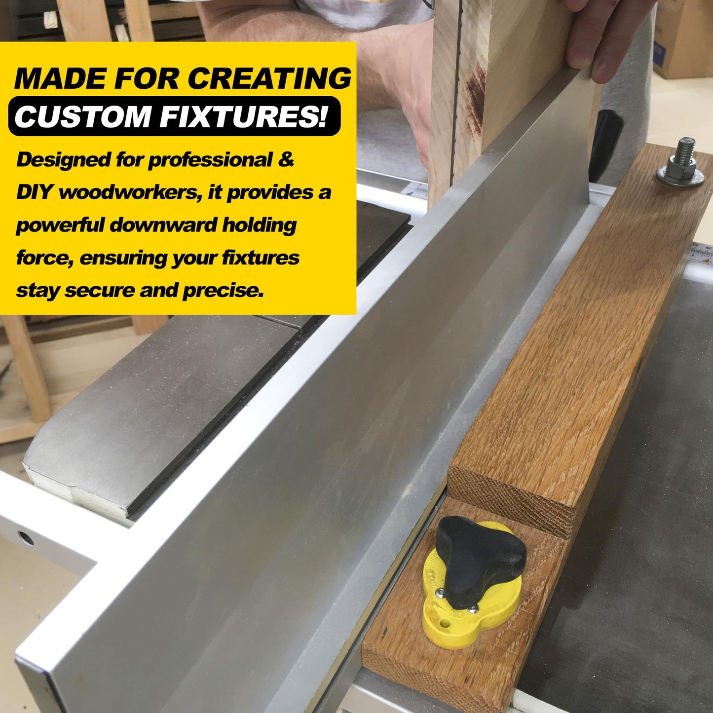 Magswitch MagJig 95 Magnetic Clamp, Set of 2 Woodworking and Welding Magnet Clamp Holder, 95 lb Holding Force, Powerful Magnets Heavy Duty On Off Magnet Switch Tools