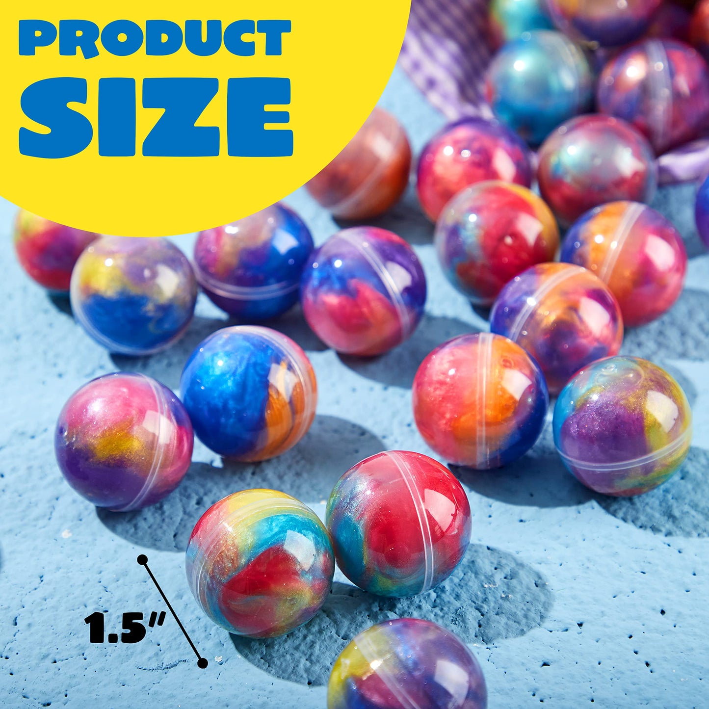 JOYIN Slime Party Favors, 24 Pack Galaxy Slime Ball - Stretchy, Non-Sticky, Mess-Free, Stress Relief, and Safe - Toys for Girls and Boys - Classroom Reward, Party Supplies