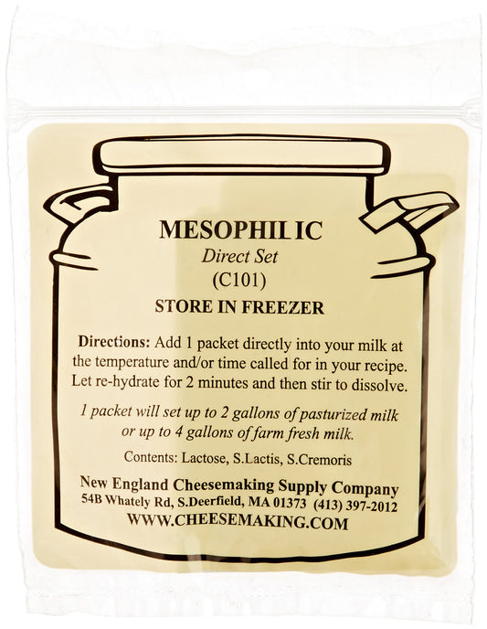 Mesophilic Direct Set Cheese Culture, 5-Pack