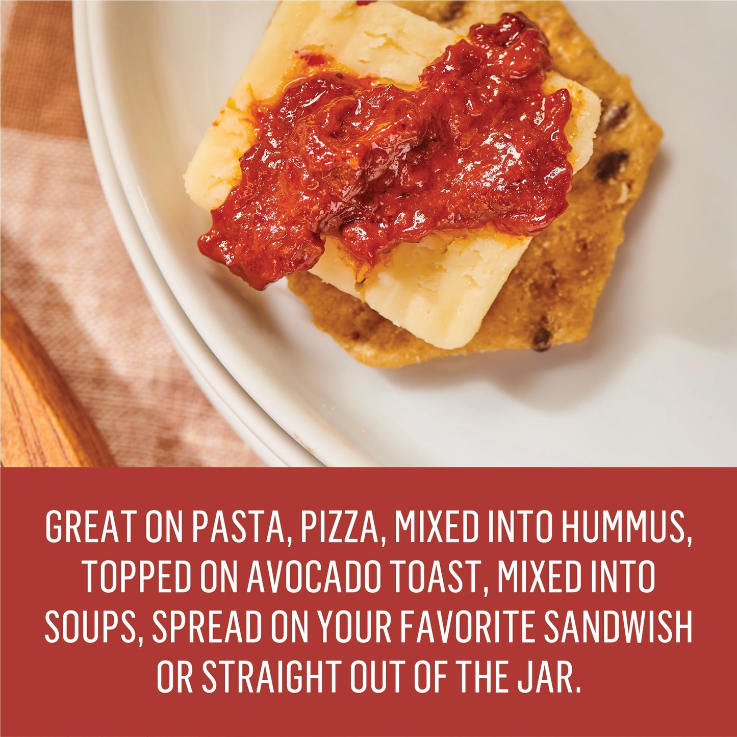 PUR Spices Original Spicy Harissa Paste I Hot Sauce for Cooking and Dipping I Spicy Chili Pepper and Garlic Paste | Middle Eastern Inspired | Plant Based, Gluten Free, No Sugar Added, Preservative and Additive Free I 6oz Jar