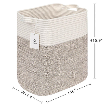 Laughbird Collapsible Laundry for Hamper,Medium Large Storage Bins Fabric Storage Box, Closet Organizer,Hampers Foldable Fabric Storage Basket, Solid Storage Toy Box With Handle, Used to Organize