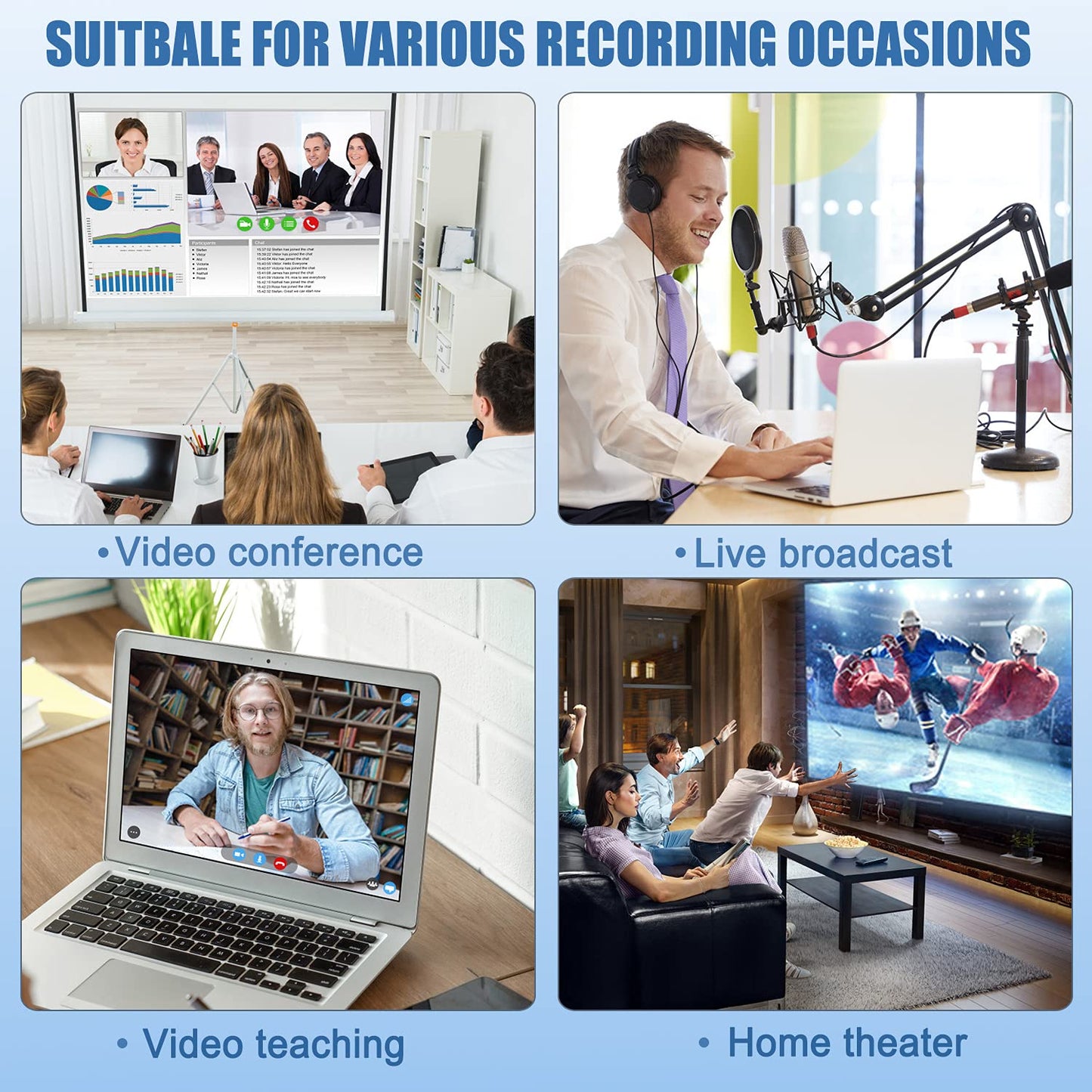 Guermok Video Capture Card, 4K USB3.0 HDMI to USB C Capture Card for Streaming, 1080P 60FPS, Compatible with iPad Mac OS Windows, Quest 3, OBS, PS5/4, Switch2/1, Xbox, Camera (Silver)