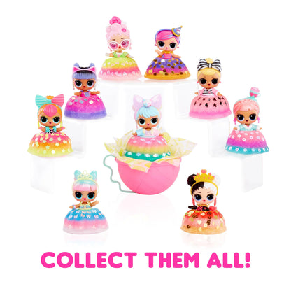 LOL Surprise Mix & Make Birthday Cake Tots with Collectible Doll, DIY Cake Dress, Cake Making and Decorating, Ingredients and Glitter Sprinkles, Cake Dress Doll- Great Gift for Girls Age 3+