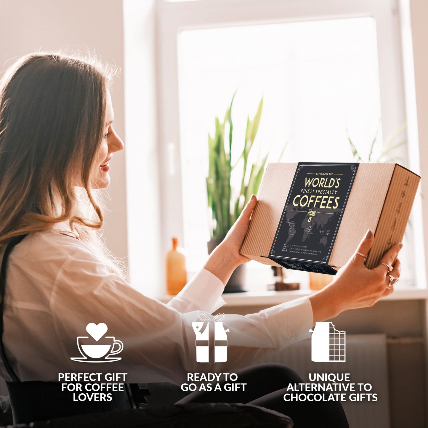 Original Gourmet Coffee Gift Set for Men & Women - 14 World's Finest Single Origin Specialty & Organic Coffees in Innovative Brewers | Sampler Box for Coffee Lover to Brew & Enjoy Anytime, Anywhere