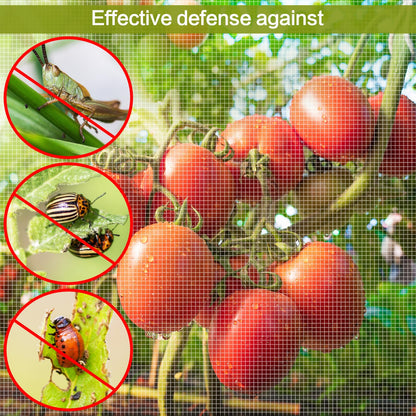 2 Pack 6.5x10ft Garden Netting - Ultra Fine Mesh Plant Covers to Keep Small Animals Pest Out, Bird Barrier Screen for Protecting Vegetables Fruits Flowers Raised Beds (Without Support Pole)