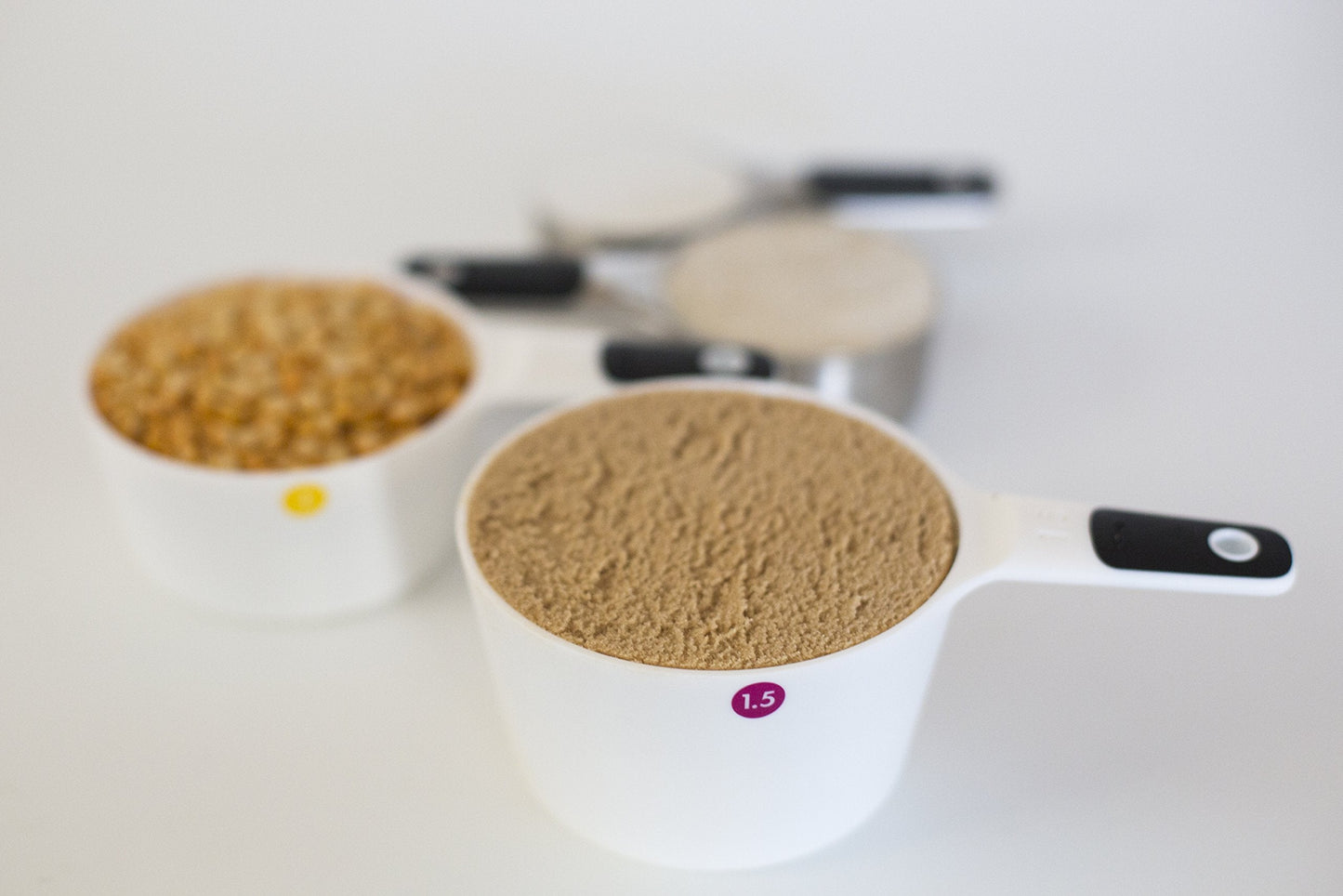 OXO Good Grips 6-Piece Plastic Measuring Cups- White