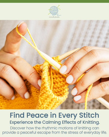 mindfulknits Knitting Starter Kit for Beginners with Knitting Needles, Yarn Needle & 100% Cotton Knitting Yarn (4) – Make Washcloths- Tropical Knitting Kit for Kids Relaxation & Stress Relief