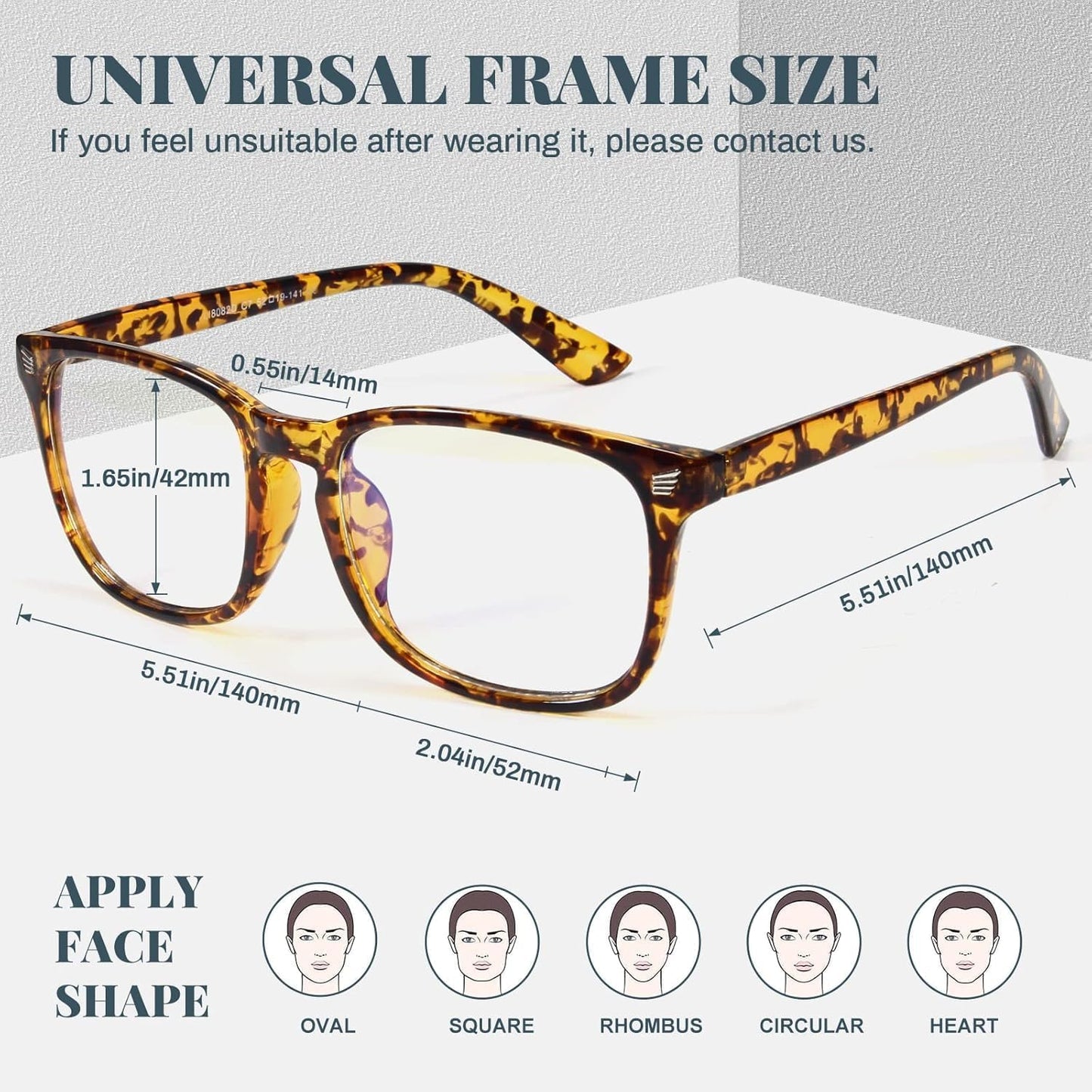 livho High Tech Blue Light Glasses - Advanced up to 99% Blue Light Blocking Computer Glasses - Screen Fatigue & UV Protection