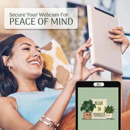 MESMOS Laptop Camera Cover Slide Cute, Laptop Accessories, Computer Camera Webcam Cover Slide, Web Cam Privacy Cam Blocker. Fits MacBook Pro & Air, iPad iMac (Large)