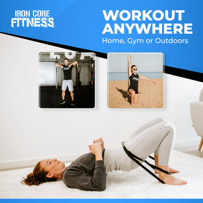 Pull Up Resistance Band – 28-50 lb Band for Men and Women – Long Loop Rubber Strap for Pull Ups, Push Ups, Speed Training & Assisted Dips – Black Thick Bands for Stretching & Mobility Workouts