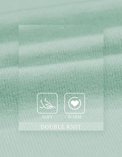 PULI Women's Elegant Shawl Wraps Soft Open Front Poncho Sweater for Spring Fall Winter mint green