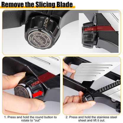 Mandoline Food slicer for kitchen, Adjustable Stainless Steel Mandoline Vegetable slicer, Food slicer Onion Potato Chip French Fry, 7 in-1 Adjustable Blade, Including 1 Pair Cut-Resistant Gloves