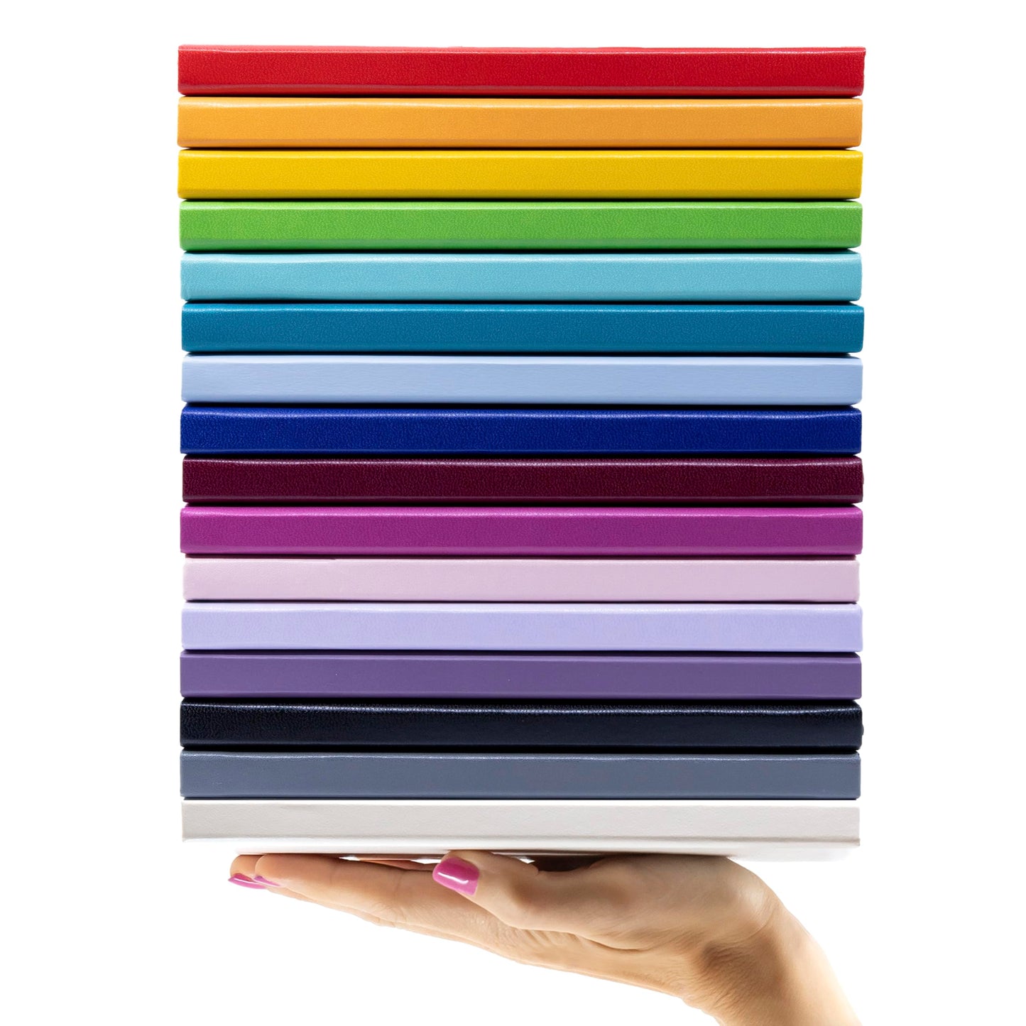 PAPERAGE Lined Journal Notebook, (Black), 160 Pages, Medium 5.6 in x 8 in - 100 GSM Thick Paper – Hardcover Journaling Notebook for Work, School & Note Taking