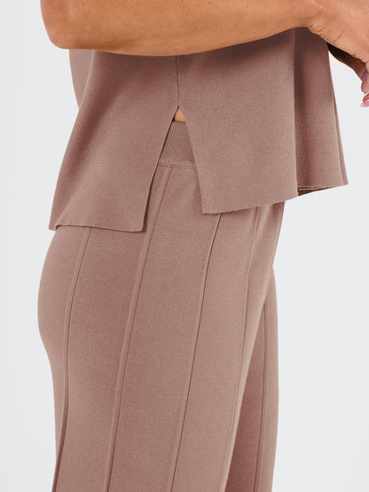 LILLUSORY 2 Piece Sets for Women Summer Vacation 2025 Lounge Outfits Matching Two Pcs Spring Knit Tracksuits Sweat Suits LightPink S