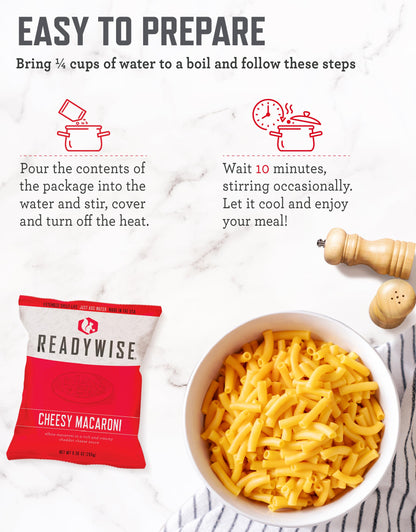 ReadyWise Emergency Food Supply - 120 Servings Favorites Sample Bucket, Survival Food Kit, Freeze Dried Prepper Food & Dehydrated Meals for Camping Essentials & Backpacking, up to 25 Year Shelf Life