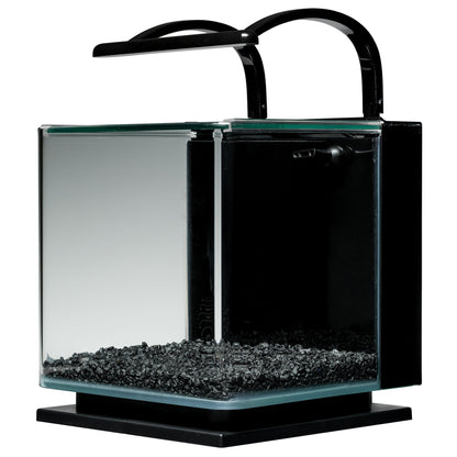 Marineland Contour 3 Aquarium Kit 3 Gallons, Rounded Glass Corners, Includes LED Lighting