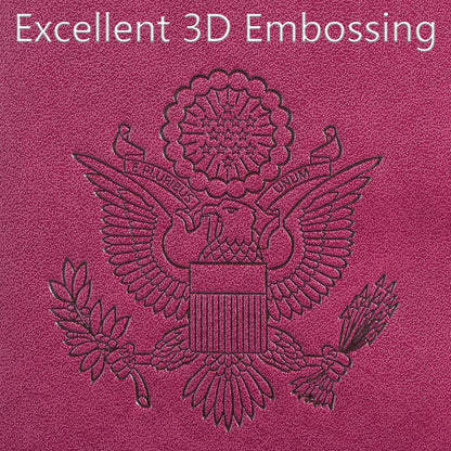 Passport Holder Cover Wallet Travel Essentials RFID Blocking Leather Card Case International Must Haves Travel Accessories for Women Men(101#Purple)