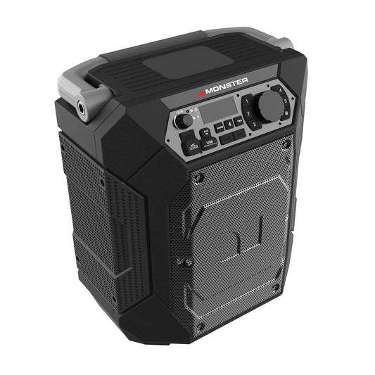 Monster Rocker 270 Sport | Portable Indoor/Outdoor Wireless Speaker, 60 Watts, Up to 24 Hours Playtime, IPX4 Water Resistant, Connect to Another TWS Speaker