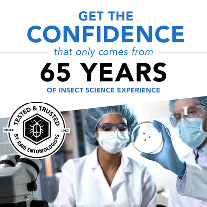 Raid Essentials Flying Insect Light Trap Starter Kit, 1 Plug-In Device + 1 Cartridge, Featuring Light Powered Attraction