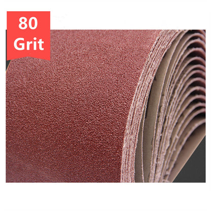 POTUINOM 3 x 21 Inch Sanding Belts 80 Grits - 10 Pack Sander Belts for Belt Sander, Best for Sanding Wood,Metal and Paint