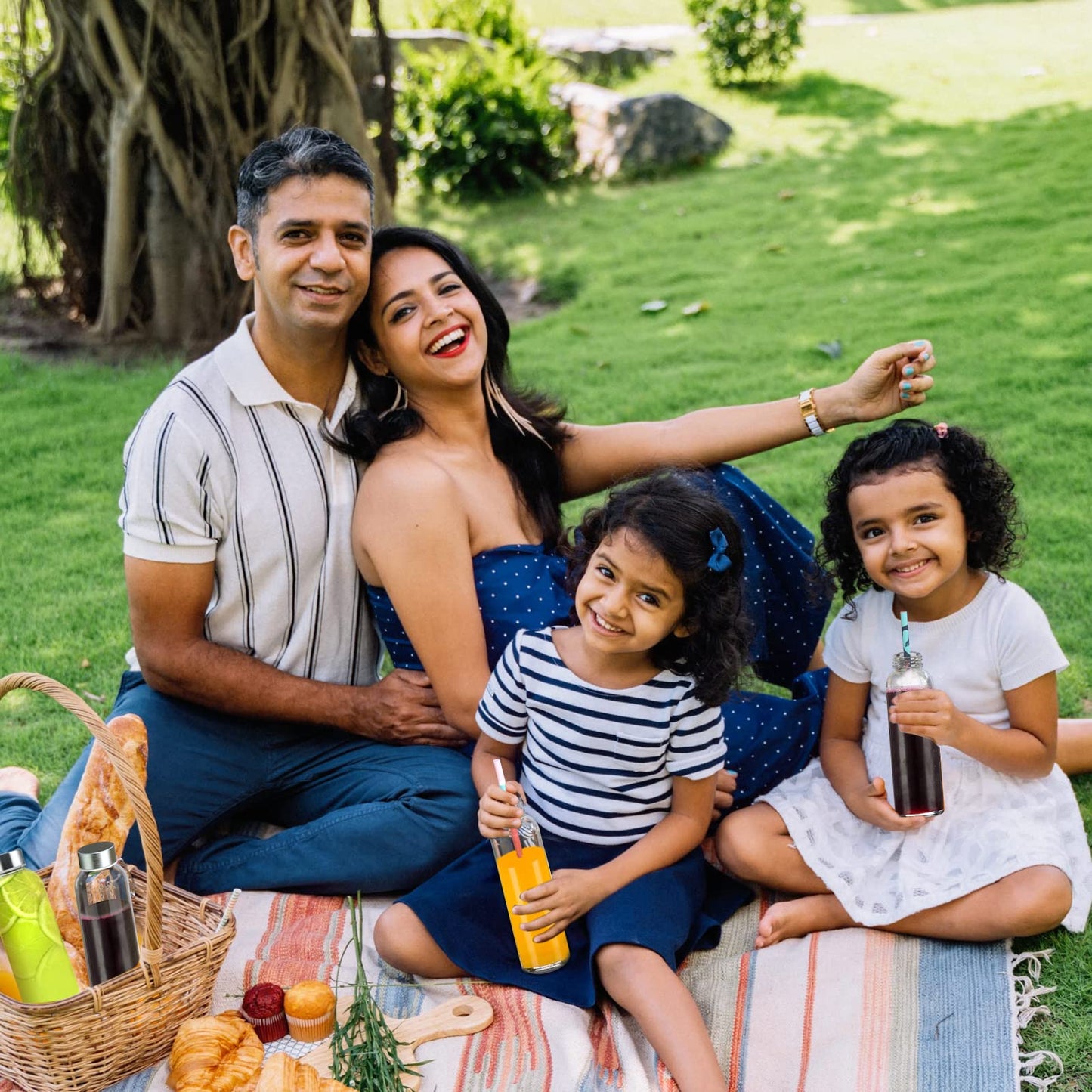 Luxfuel Clear Glass Bottles with Lids 18 oz, Reusable Glass Water Bottles with Stainless Steel Cap for Juicing, Refrigerator,100% Leak Proof, BPA Free, Juice Water Bottle Set of 10