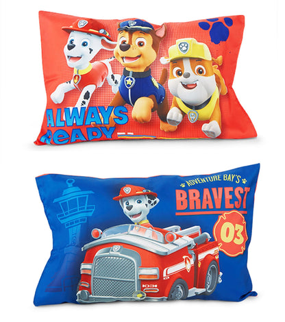 Paw Patrol Calling All Pups 4 Piece Toddler Bedding Set – Includes Comforter, Sheet Set – Fitted + Top Sheet + Reversible Pillowcase for Boys Bed, Blue
