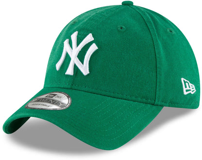 New Era MLB Core Classic 9TWENTY Adjustable Hat Cap One Size Fits All (New York Yankees Green)