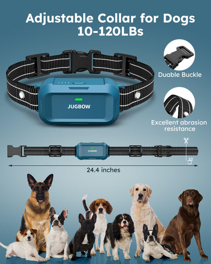 Jugbow Dog Shock Collar 2 Dogs - 4200FT Dog Training Collar with Remote, IPX8 Waterproof E Collar for Dogs Training, Rechargeable Collars for Dogs (10-120lbs)