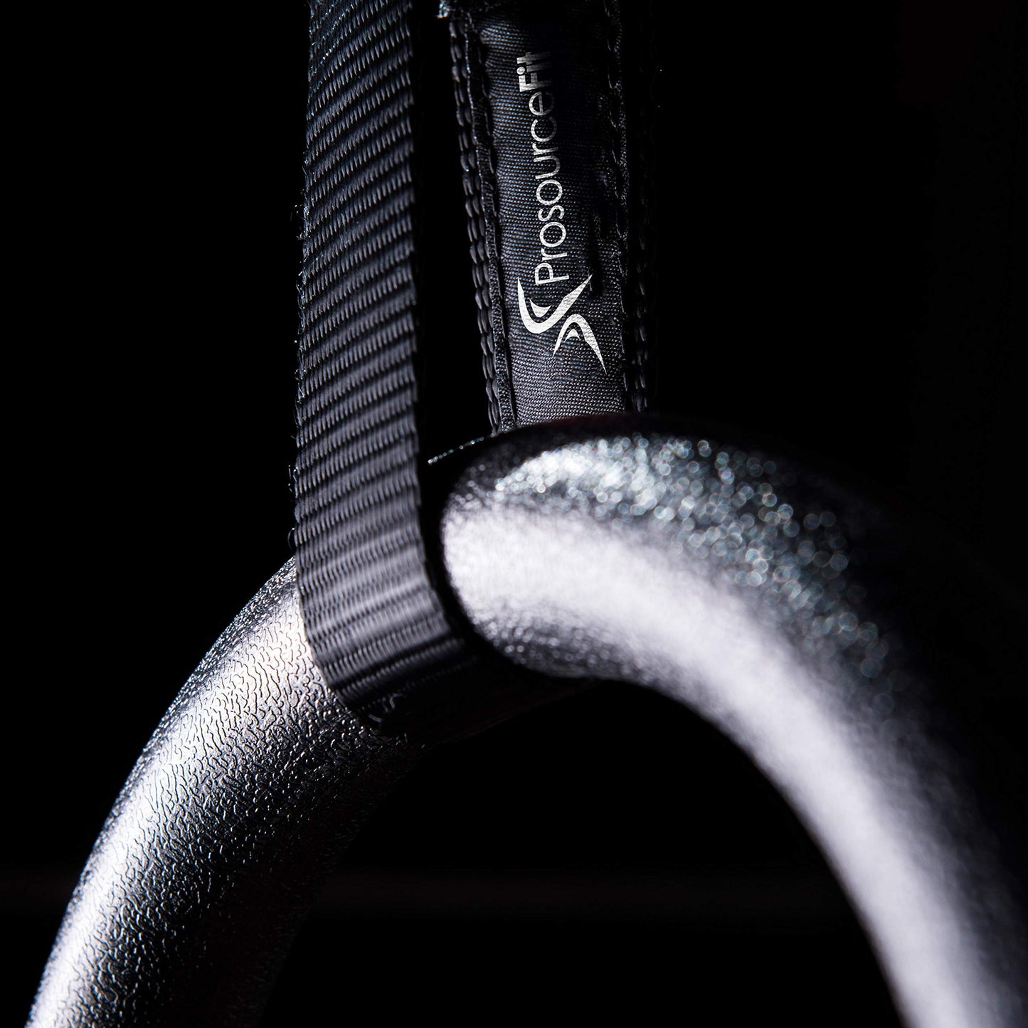 ProsourceFit Fitness Gymnastics Rings with Straps for Total Body Conditioning at Home