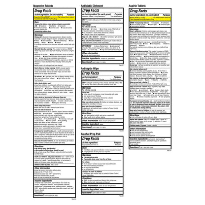 Be Smart Get Prepared 73-Piece Coach’s and Team Sports First Aid Kit in Roll up Bag: Clean, Treat, Protect Cuts, Scrapes. Home, Office, Car, School, Travel, Hunting, Outdoor, Camping, FSA HSA