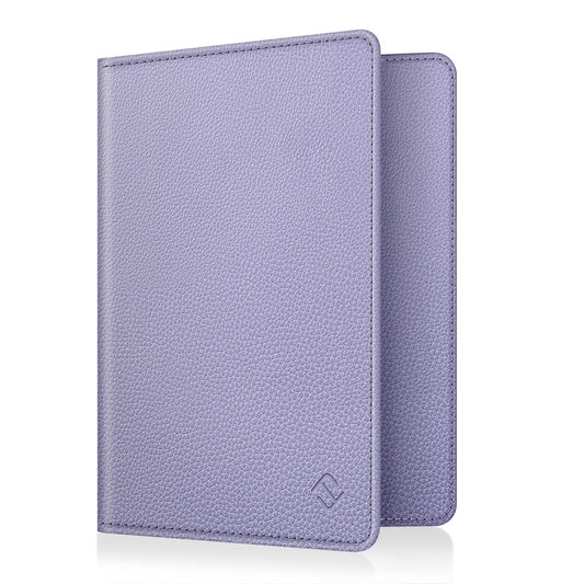 Fintie Passport Holder, Slim Travel Wallet RFID Blocking Card Case Cover Passport Cover Protector Essentials with Credit Card Slots for Women/Men, Lilac Purple