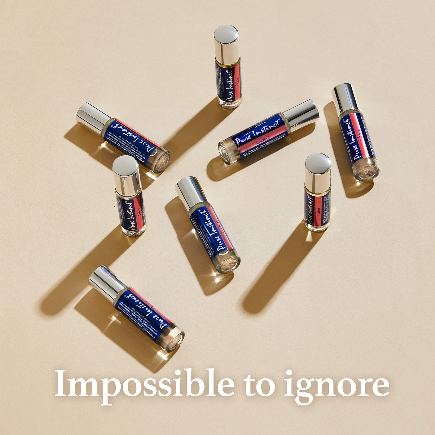 Pure Instinct Roll-On - The Original Pheromone Infused Essential Oil Perfume Cologne - TSA Ready (Crave - Women)