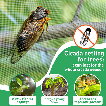 GonLei Garden Netting 10 X 50 FT Ultra Fine Netting for Garden Protection,Garden Netting for Raised Beds,Mosquito Net for Blueberry Shrubs Vegetables Fruits Flowers Crops Pest Barrier