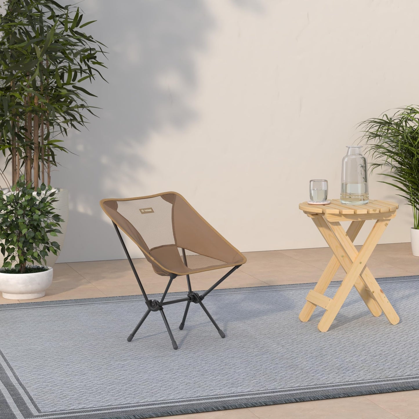 Helinox Chair One Original Lightweight Compact Collapsible Camping Chair Coyote tan, 2.1lbs Outdoor Chairs, Camping Chairs for Adult,Portable Chairs for Outside, Backpacking, Picnic, Adventures