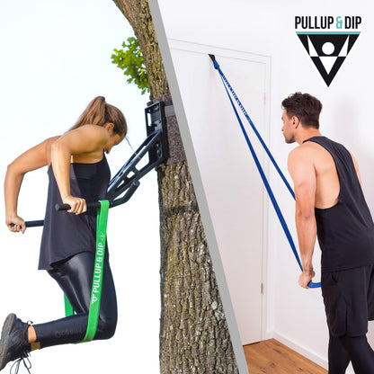PULLUP & DIP Pull Up Assistance Bands Resistance Bands for Pull Up Assist, Resistance Band, Heavy Duty Resistance Bands, Inlcudes Exercise Ebook with 35 Exercises in Pull up Bands Assistance Bands