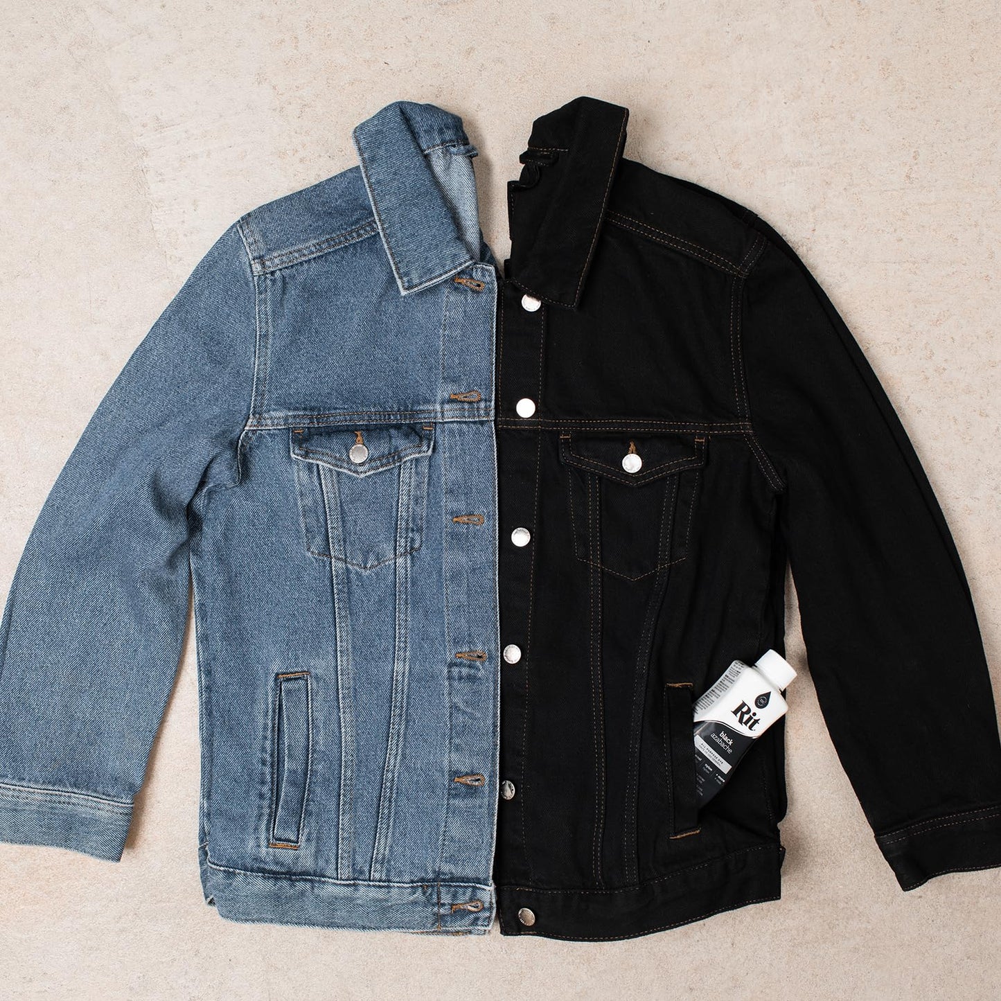 Rit Dye 88150 All Purpose Liquid Dye, Black, 8 Fl Oz (Pack of 1)