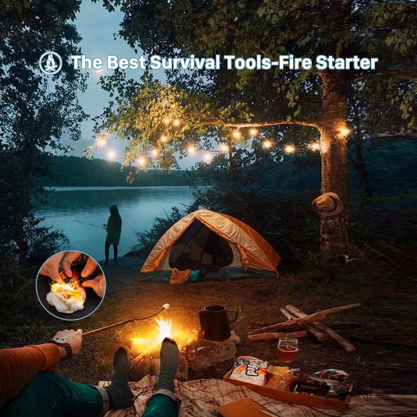 Kavie Mens Tactical Military Digital Watch, 23-in-1 Survival Multi-Functional Army Outdoors Waterproof Camouflage Sports Watches LED Electronic Wristwatches with Compass Paracord Band