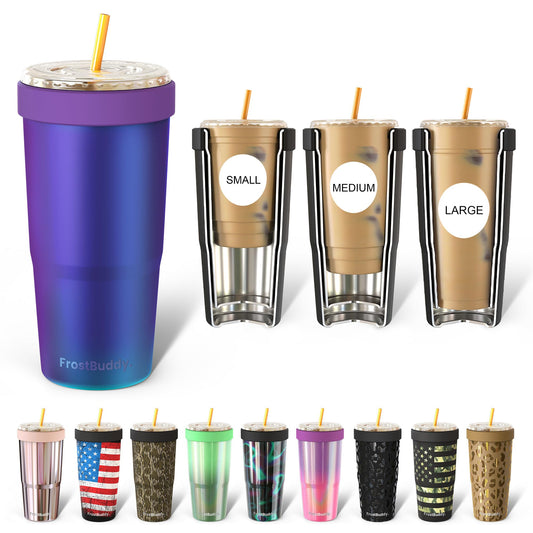 Frost Buddy Togo Buddy | 30 oz Stainless Steel Vacuum Insulated Tumbler | To Go Coffee Cup – Reusable, Iced Coffee Cups, Travel Mug, Thermal Cup for Hot & Cold Drinks, Dunkin Cup (Nebula)