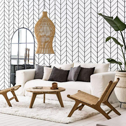 LXCREAT Black and White Peel and Stick Wallpaper for Laundry Forgiving Removable Stripes Contact Paper 17.7" X 393.7" Self Stick Wall Paper Peel and Stick Modern Vinyl for Bedroom