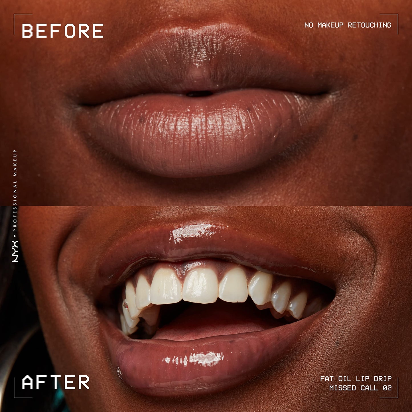 NYX PROFESSIONAL MAKEUP Fat Oil Lip Drip, Moisturizing Lip Oil Gloss, Vegan Tinted Formula, Up to 12 HR Hydration - Missed Call (Sheer Pink)