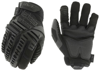 Mechanix Wear: M-Pact Covert Tactical Gloves with Secure Fit, Touchscreen Capable Safety Gloves for Men, Work Gloves with Impact Protection and Vibration Absorption (Black, Large)