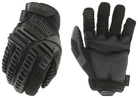 Mechanix Wear: M-Pact Covert Tactical Gloves with Secure Fit, Touchscreen Capable Safety Gloves for Men, Work Gloves with Impact Protection and Vibration Absorption (Black, Large)