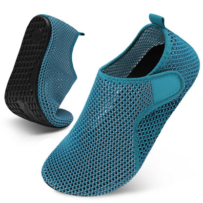 Men's & Women's Unisex Quick Dry Summer Beach Pool Swim Shoes - Barefoot Aqua Slip On Yoga Shoes - Size