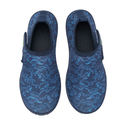Racqua Kids Water Shoes Boys Girls Barefoot Quick Dry Lightweight Beach Sport Aqua Swim Pool Walking Surfing Boating Shoes Big Kid Dinosaur 1