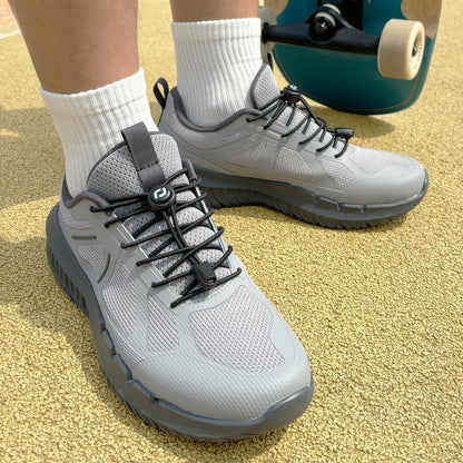 RJ-Sport Tieless Elastic Shoe Laces - Heavy Duty No Tie Shoelaces for Kids and Adult with Strong Lock and Speed Shoestrings (Black)