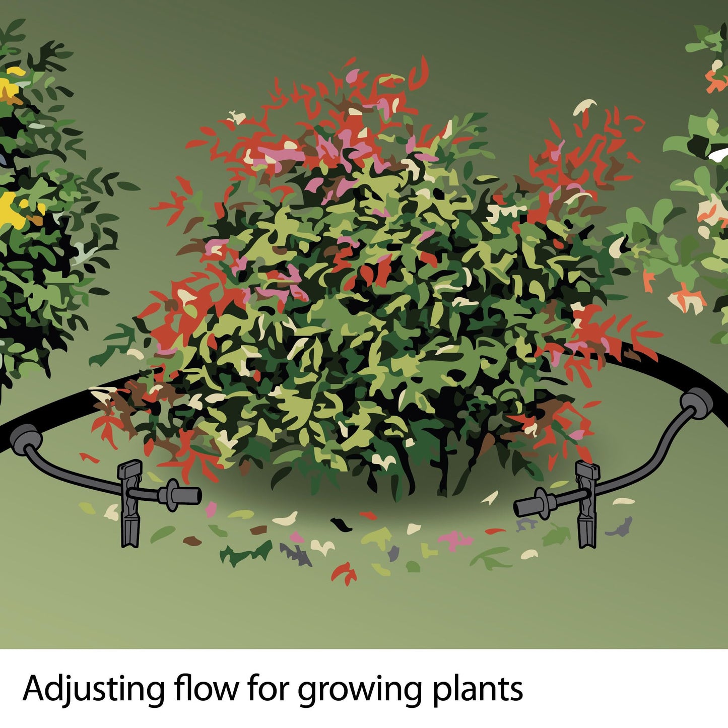 Rain Bird DRIPPAILQ Drip Irrigation Repair and Expansion Kit,Green